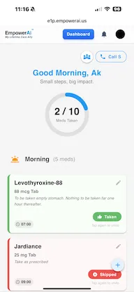 One-tap notification